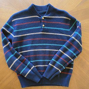 Men's Vintage Striped Sweater. Size Small